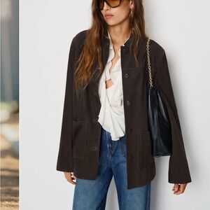 Reformation Suede Jacket